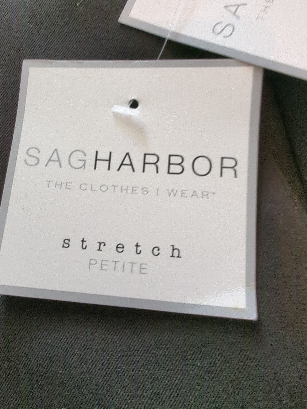 Sag Harbor Bi-Stretch Black High Rise Dress Slacks Pants NEW W/Tag Sz 6P Pockets - Picture 4 of 16